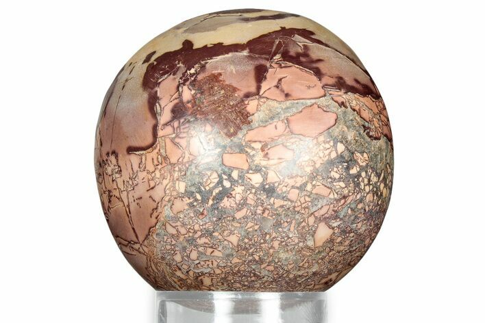 Polished Saharan Desert Jasper Sphere - Morocco #326900